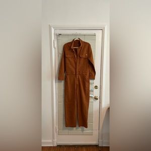 Mother Denim "The Fixer" Jumpsuit | Size Large | Rust Color